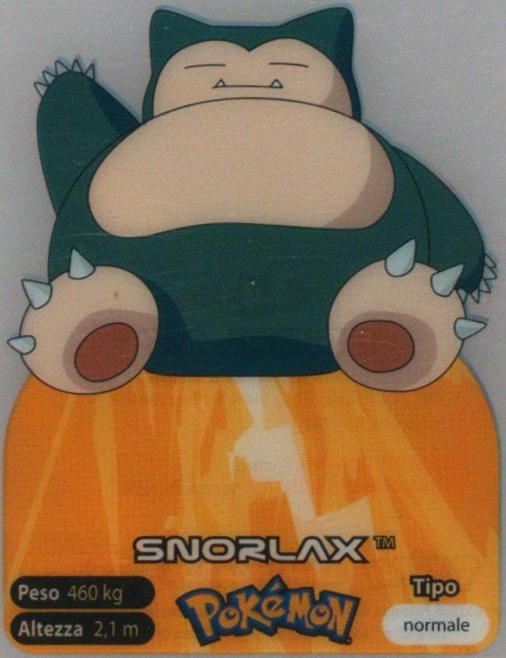 Snorlax Italian (143) 2006 Pokemon Lamincards Special Edition