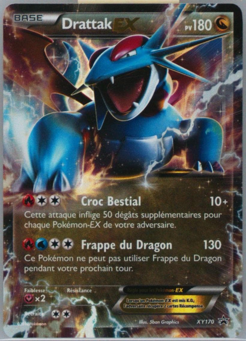 Drattak EX Mega Salamence-EX Premium Collection-French (XY170) 2017 Pokemon XY Black Star Promo