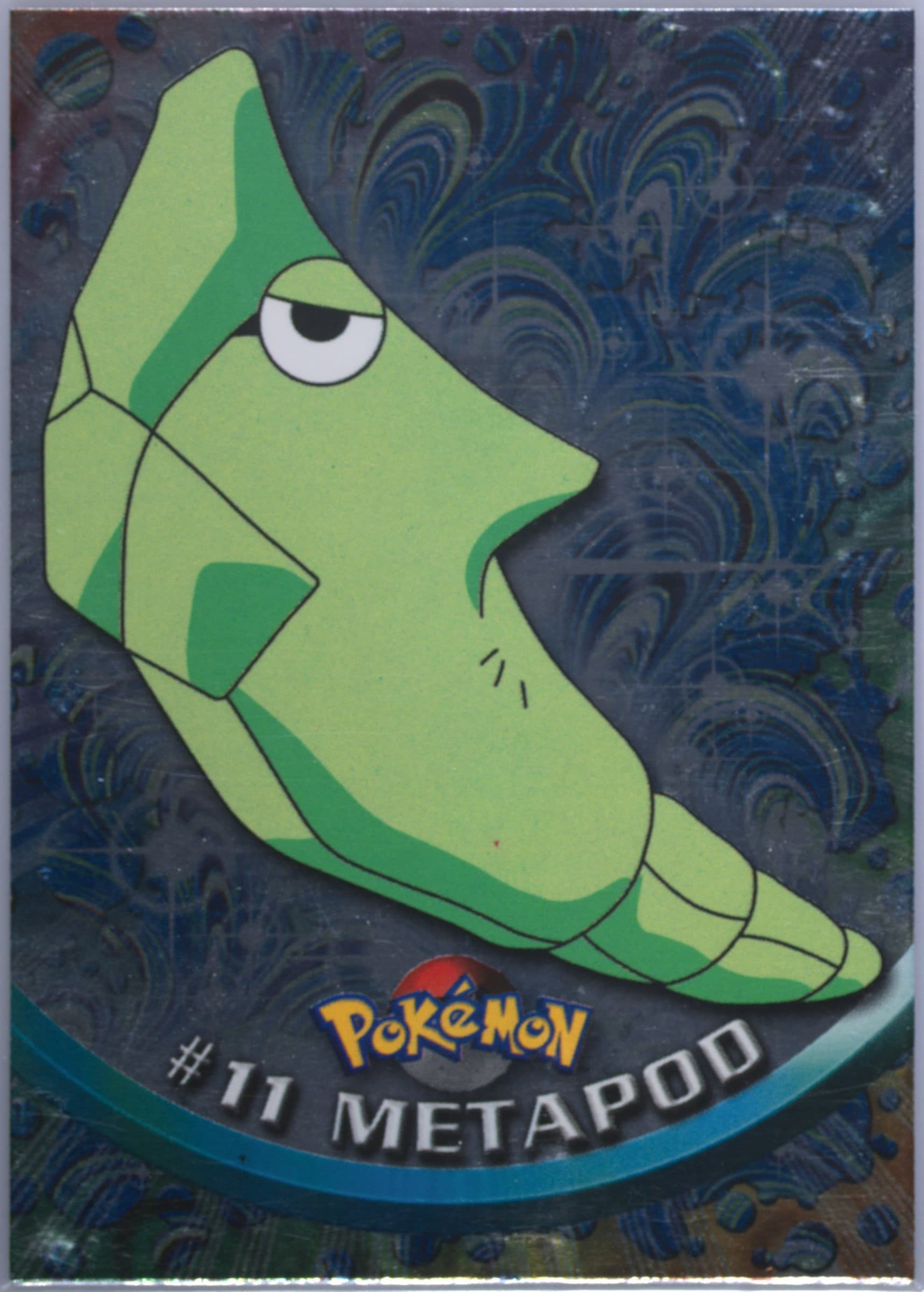 Metapod Foil-Untied Kingdom (11) 1999 Topps Pokemon TV