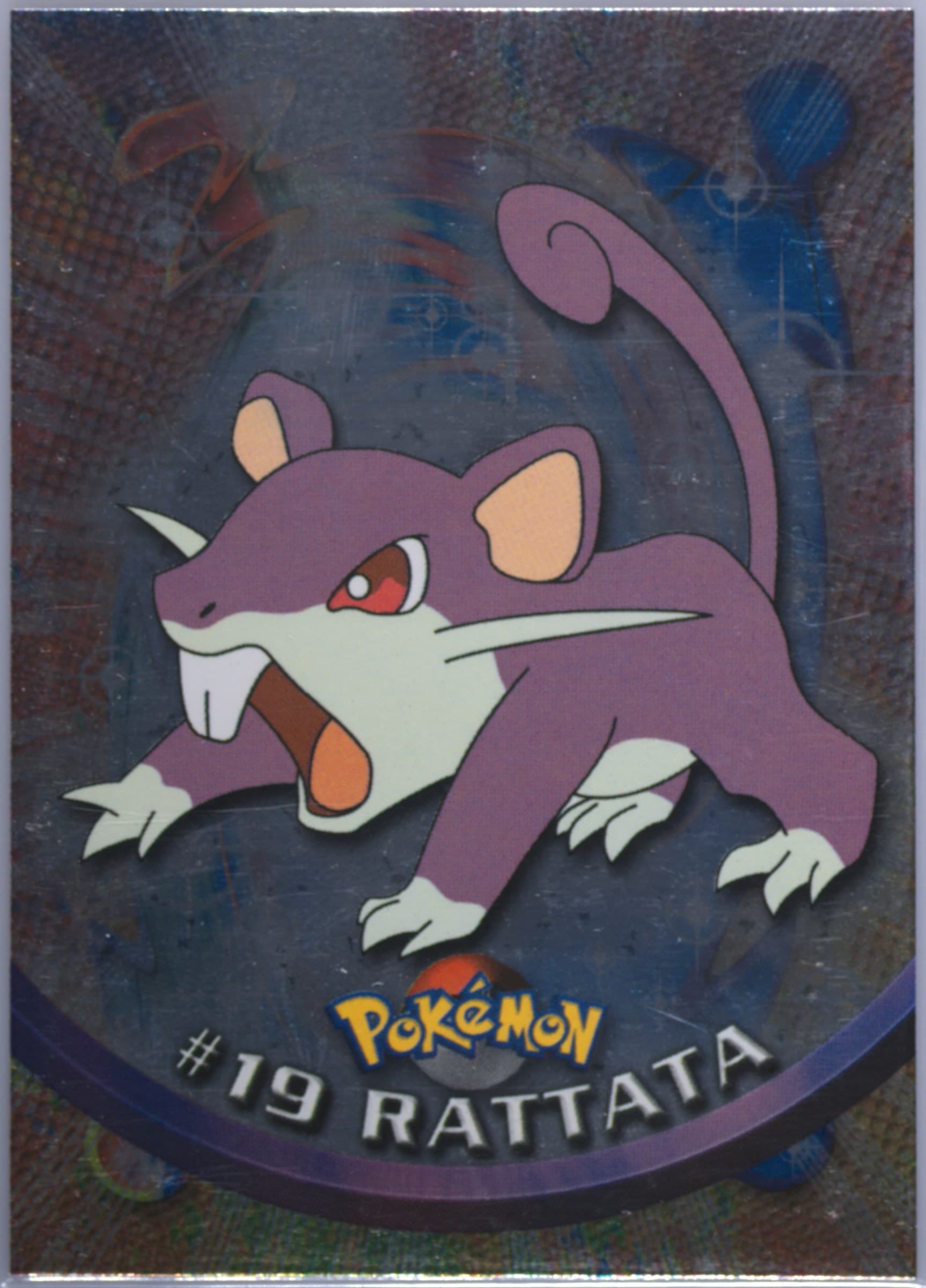 Rattata Foil-United Kingdom (19) 1999 Topps Pokemon TV