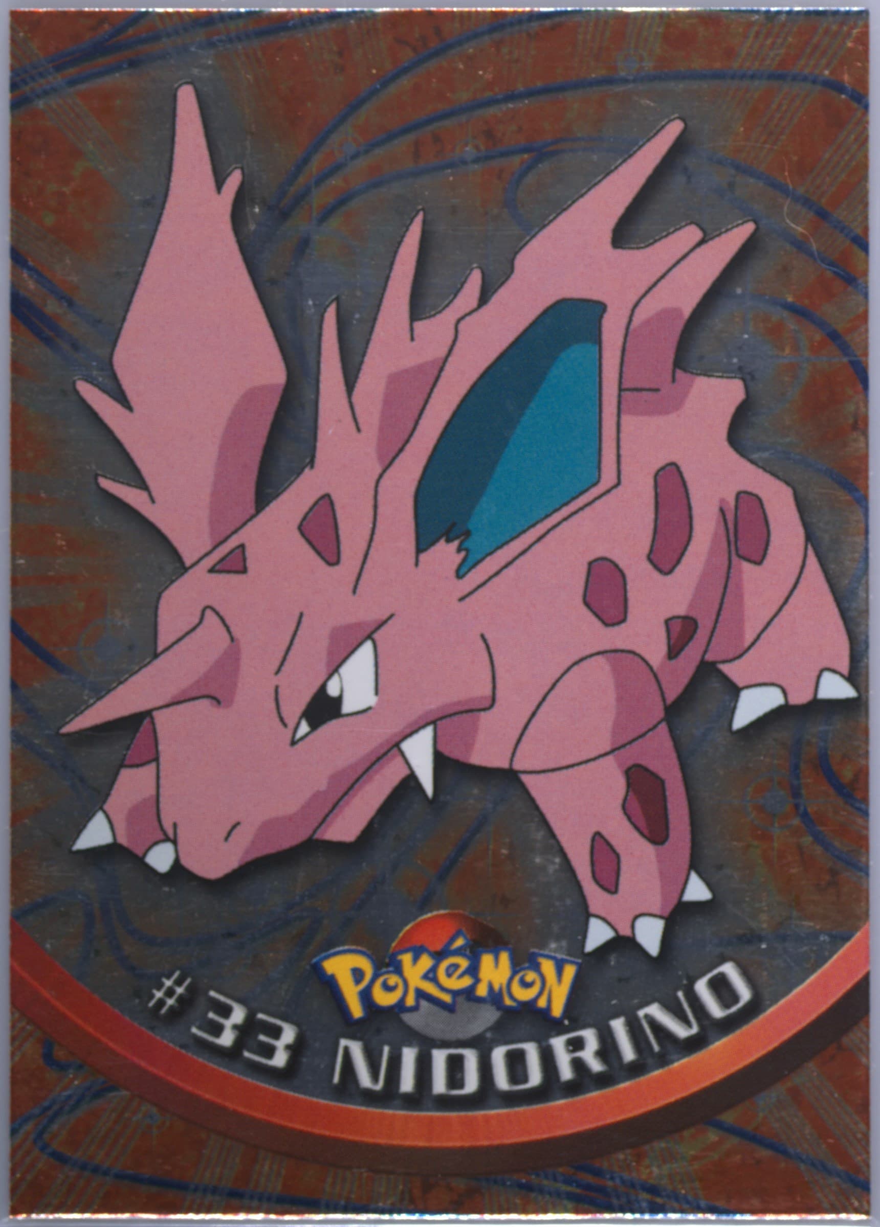 Nidorino Foil-United Kingdom (33) 1999 Topps Pokemon TV