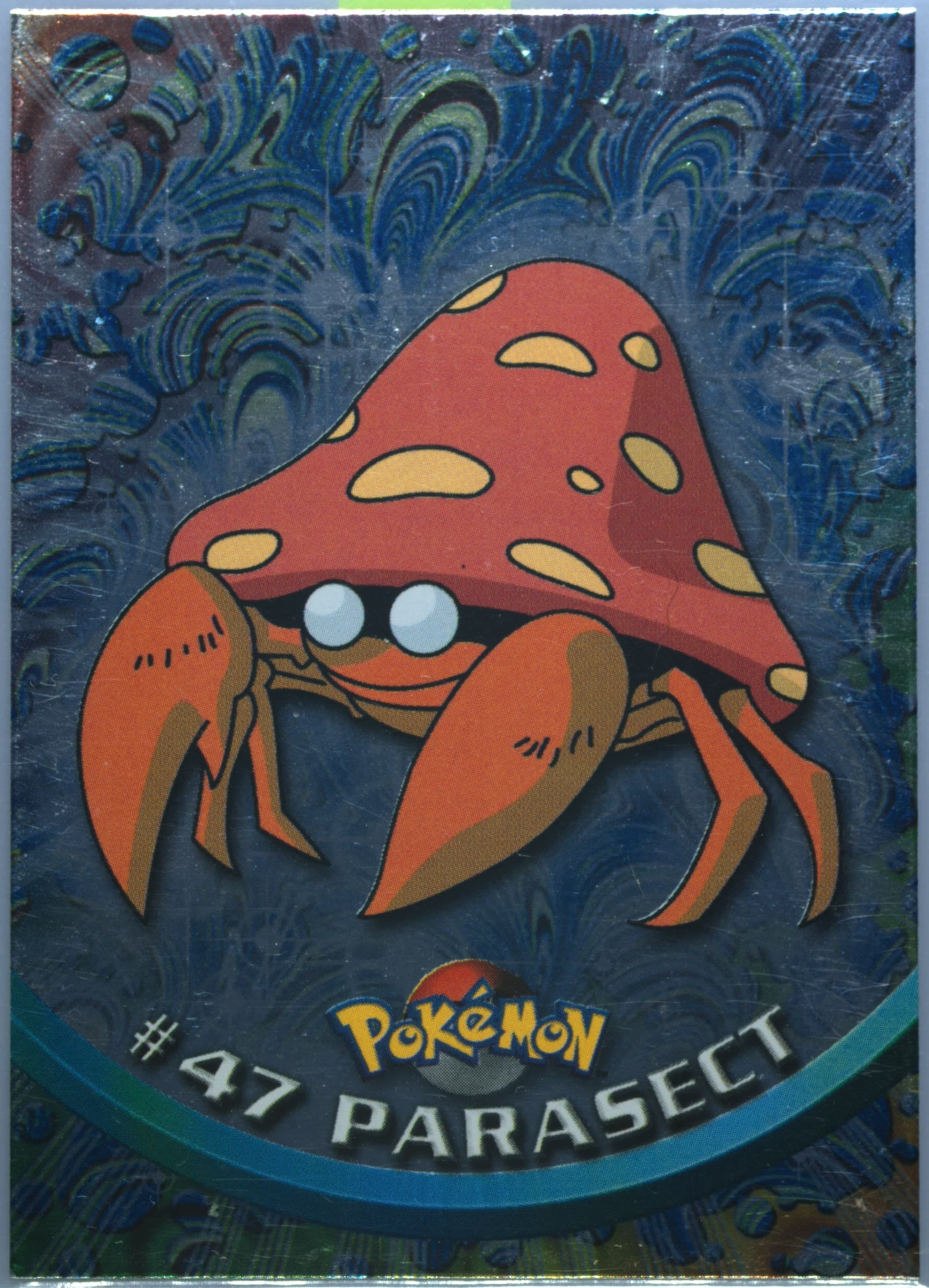 Parasect Foil-United Kingdom (47) 1999 Topps Pokemon TV