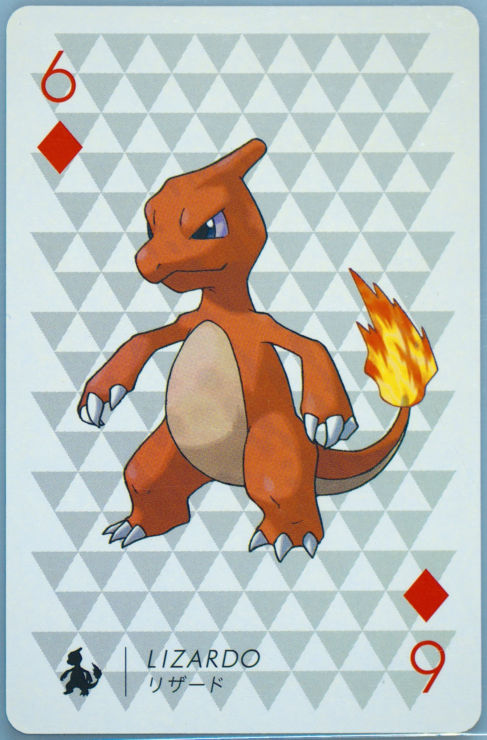 Charmeleon 6 of Diamonds 2013 Pokemon Y Version Playing Cards