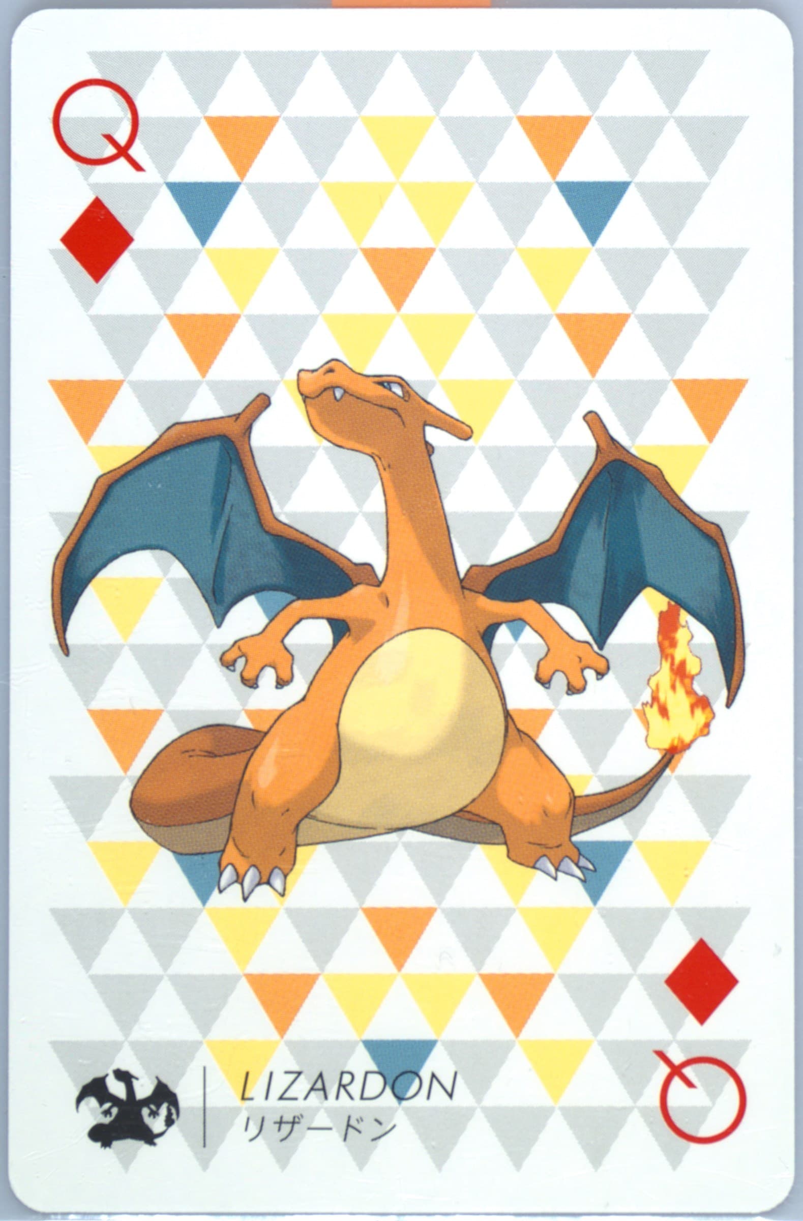 Charizard Queen of Diamonds 2013 Pokemon Y Version Playing Cards