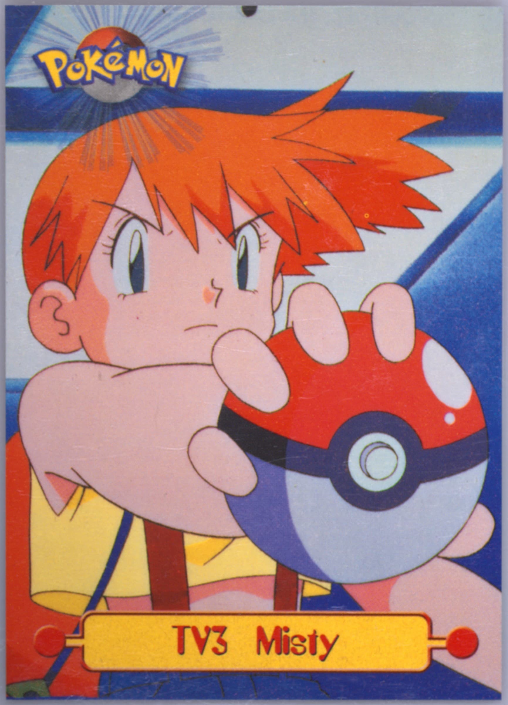 Misty United Kingdom (TV3) 1999 Topps Pokemon Series 1 Character Cards