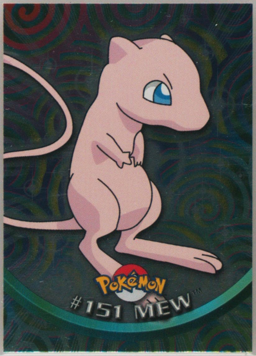 Mew Foil-French (151) 2000 Topps Pokemon TV Animation Series 3