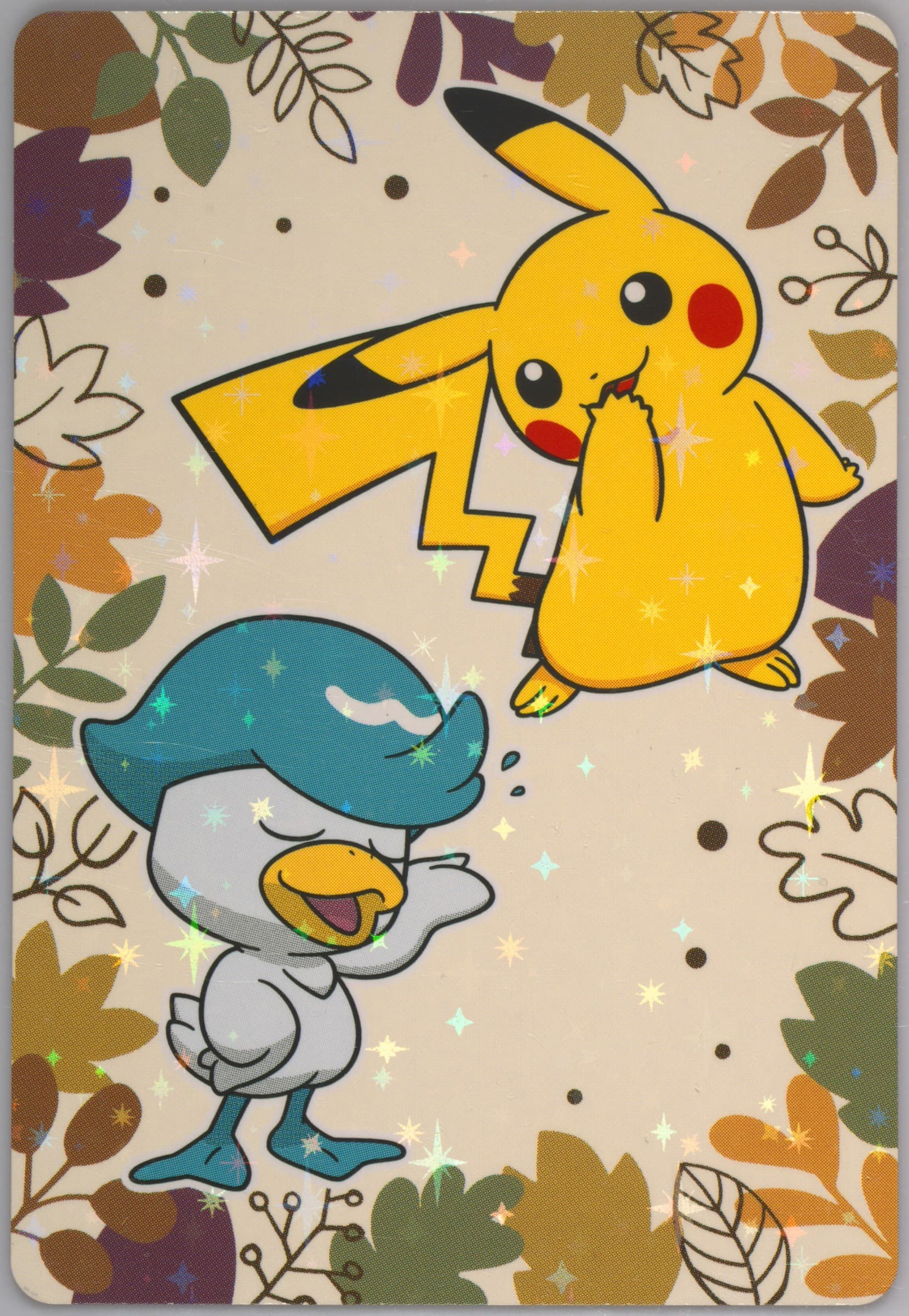 Pikachu/Quaxly Version 1 2023 Pokemon X Pronto Thank You Card