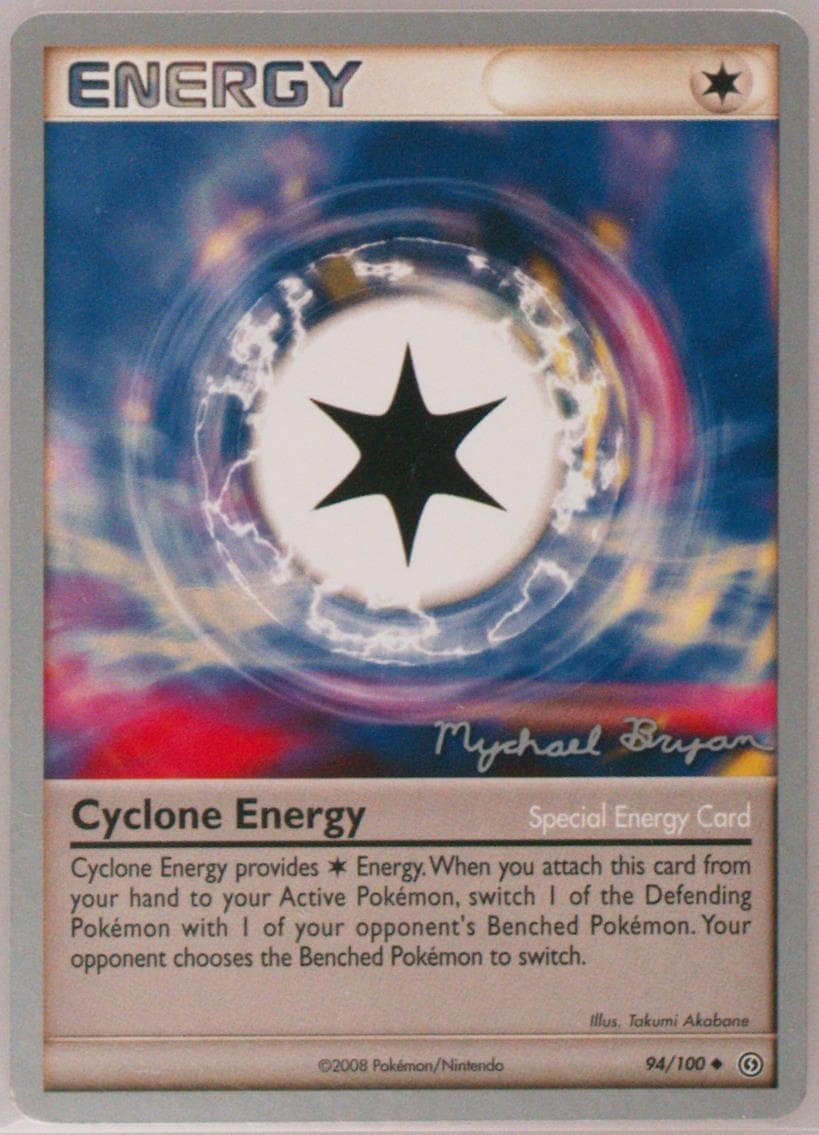 Cyclone Energy Happy Luck (94) 2010 Pokemon World Championships Promo