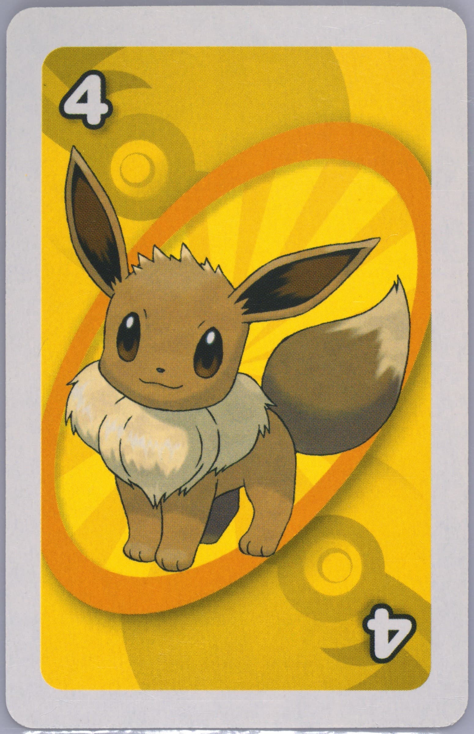 Eevee Yellow-#4 2006 Uno Pokemon