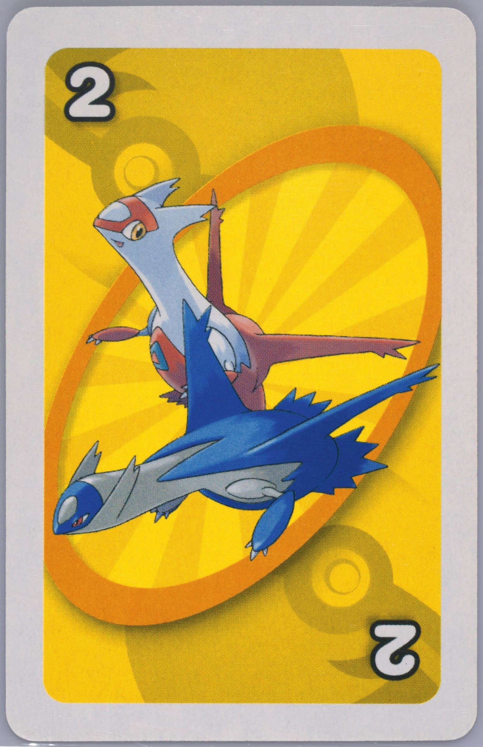 Latias & Latios Yellow-#2 2006 Uno Pokemon