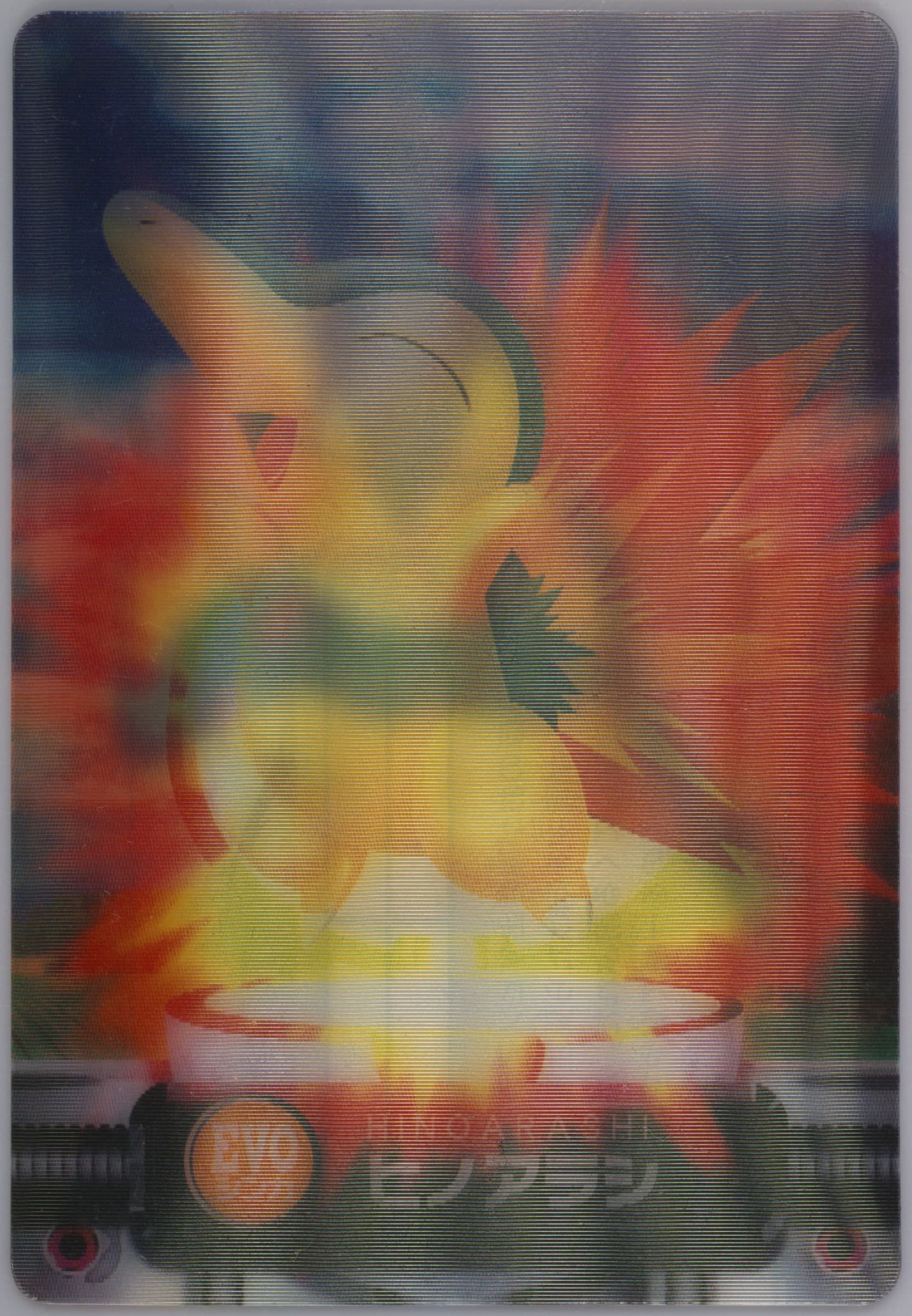 Cyndaquil/Quilava/Typhlosion 2005 Carddass Pokemon Advanced Generation Zukancard & Seal SP