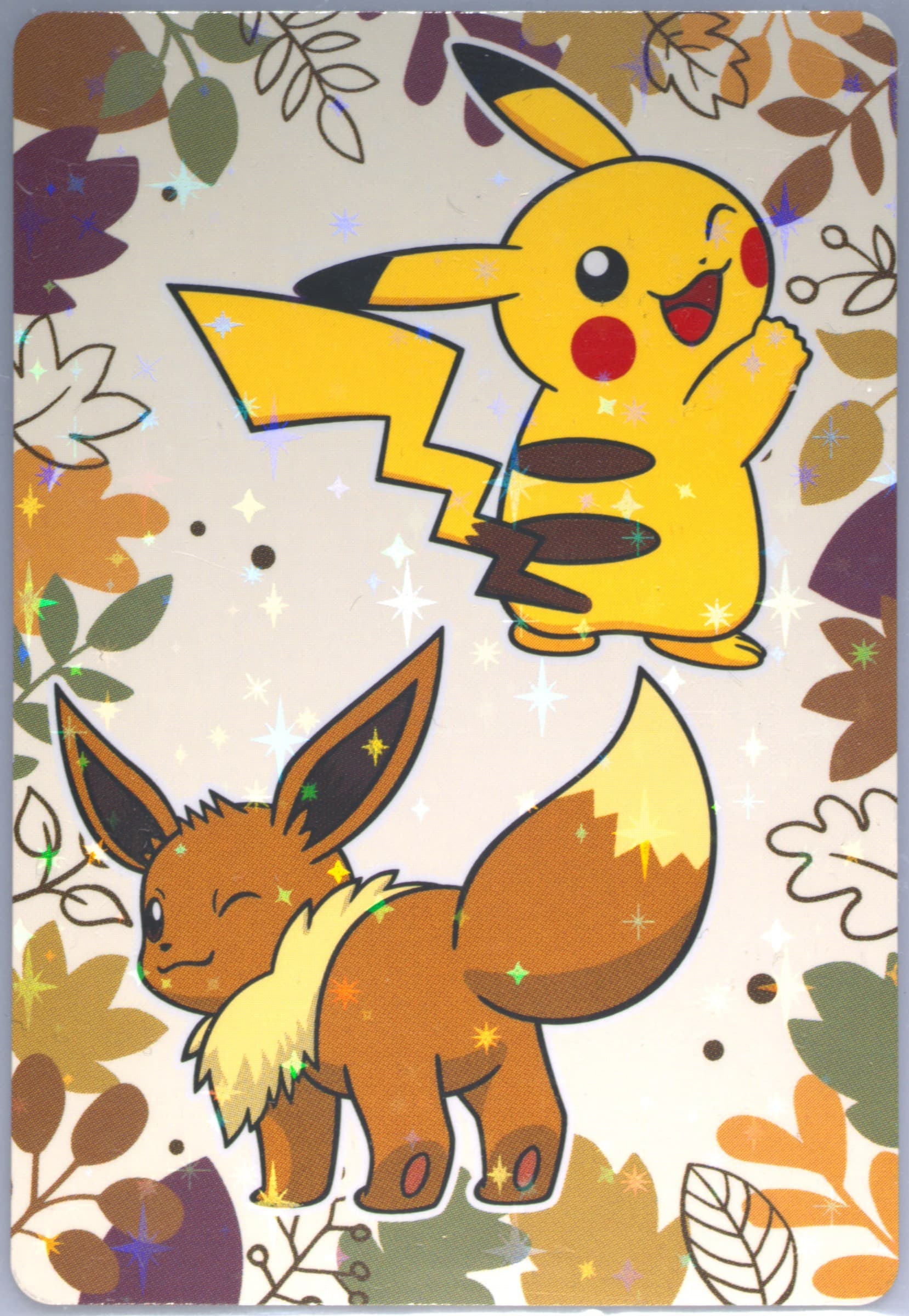 Eevee/Pikachu Version 1 2023 Pokemon X Pronto Thank You Card