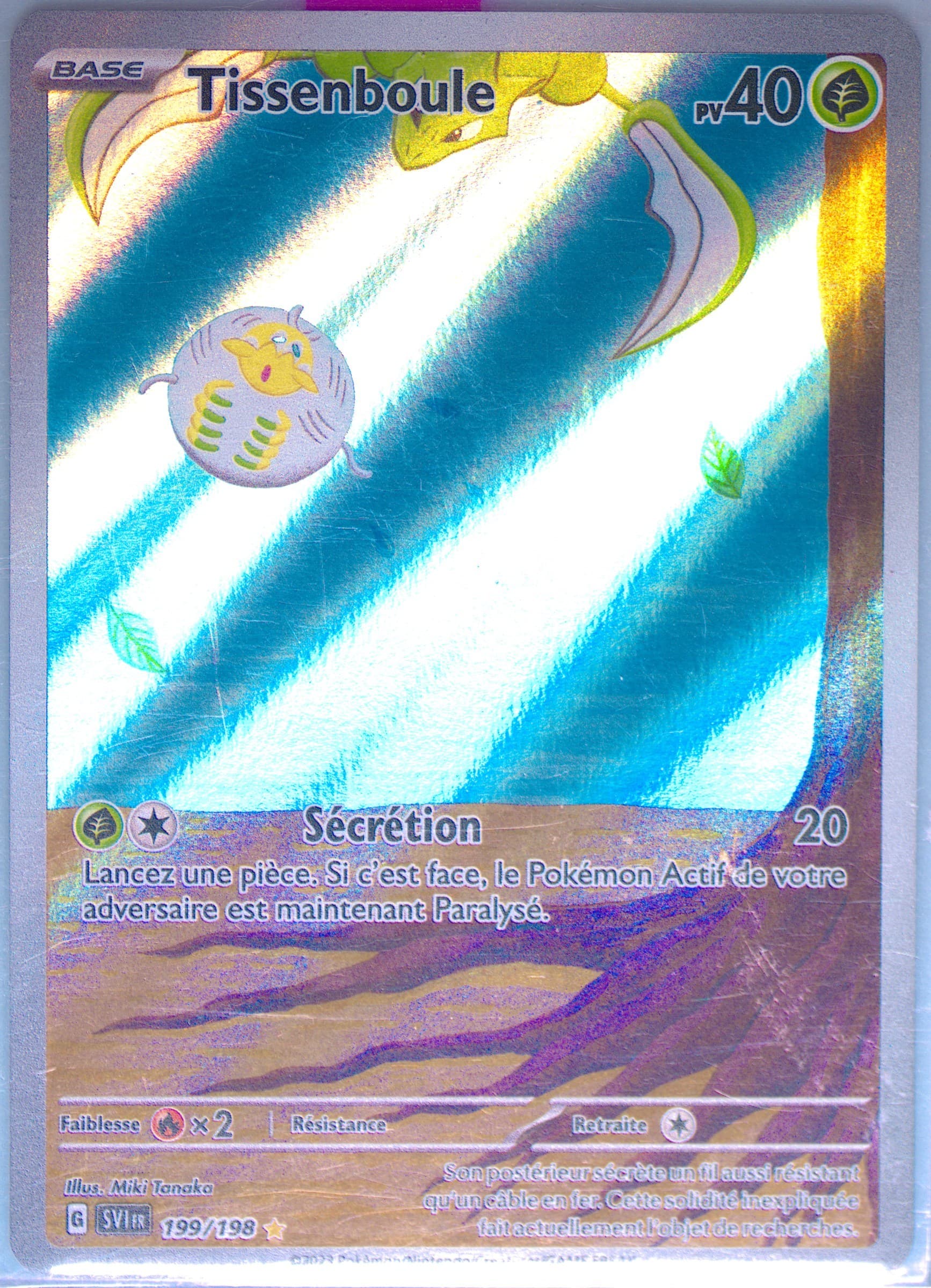 Tarountula Illustration Rare (199) 2023 Pokemon French Svi FR-Scarlet & Violet