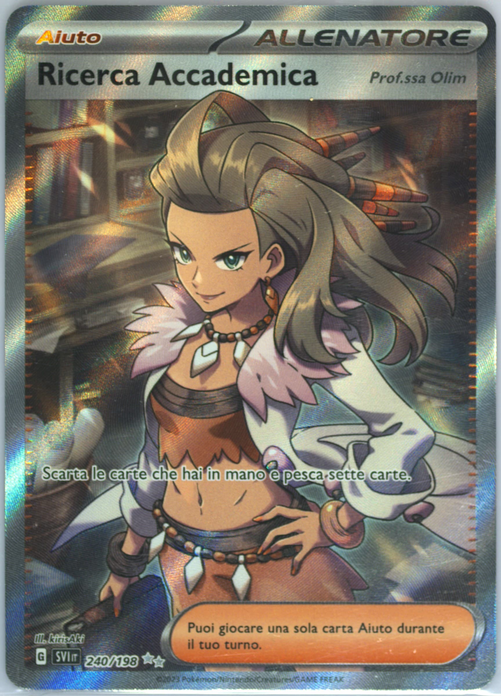 Professor's Research Ultra Rare (240) 2023 Pokemon Italian Svi It-Scarlet & Violet