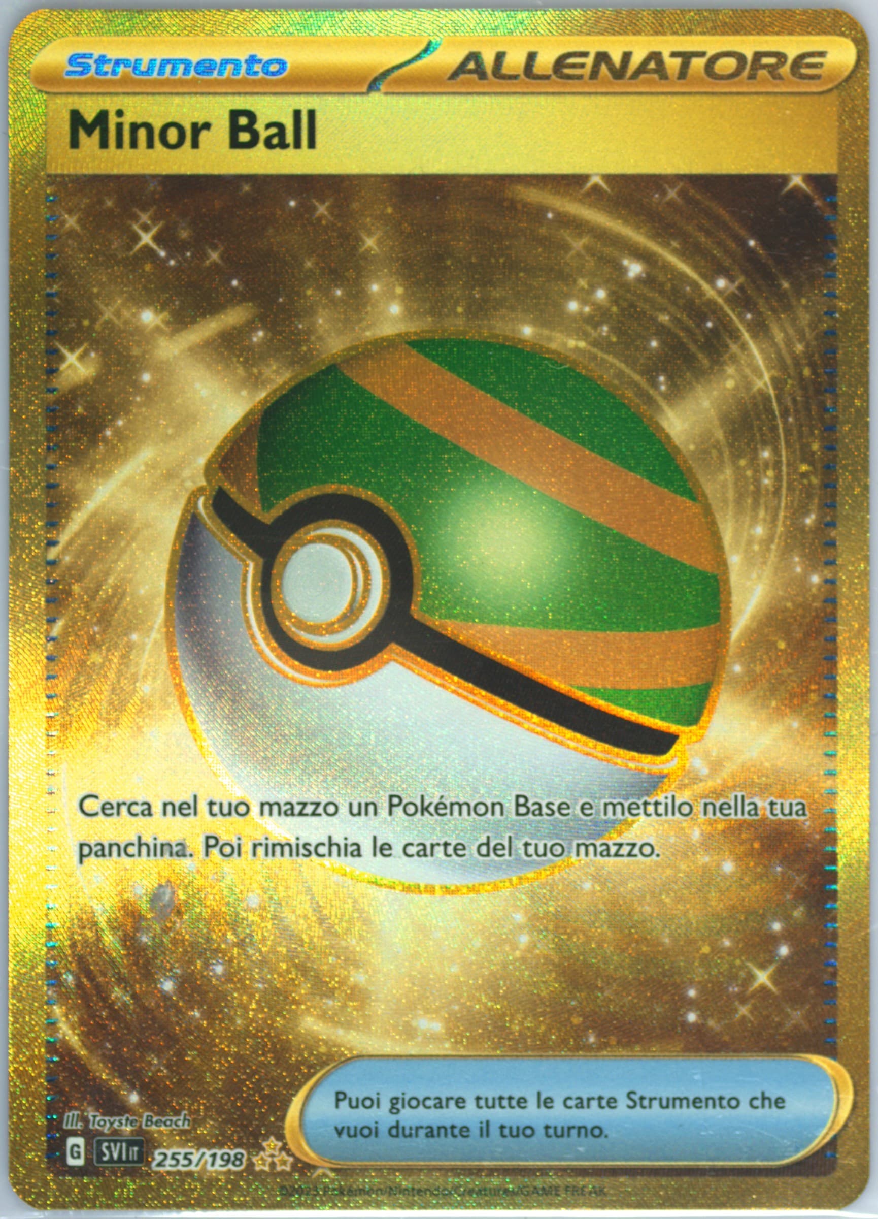 Nest Ball Hyper Rare (255) 2023 Pokemon Italian Svi It-Scarlet & Violet