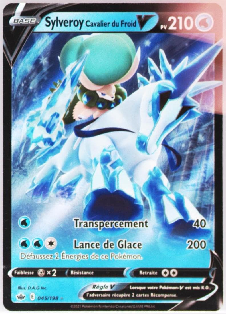 Sylveroy Cavalier Du Froid V French (045) 2021 Pokemon Sword & Shield Chilling Reign