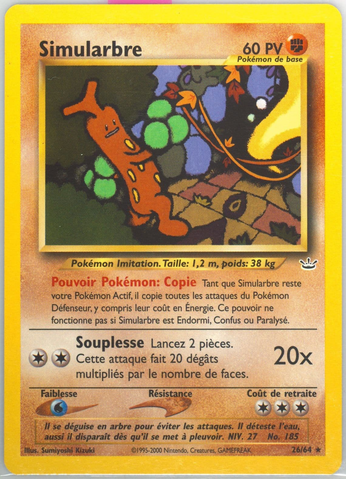 Simularbre (26) 2002 Pokemon French Neo Revelation