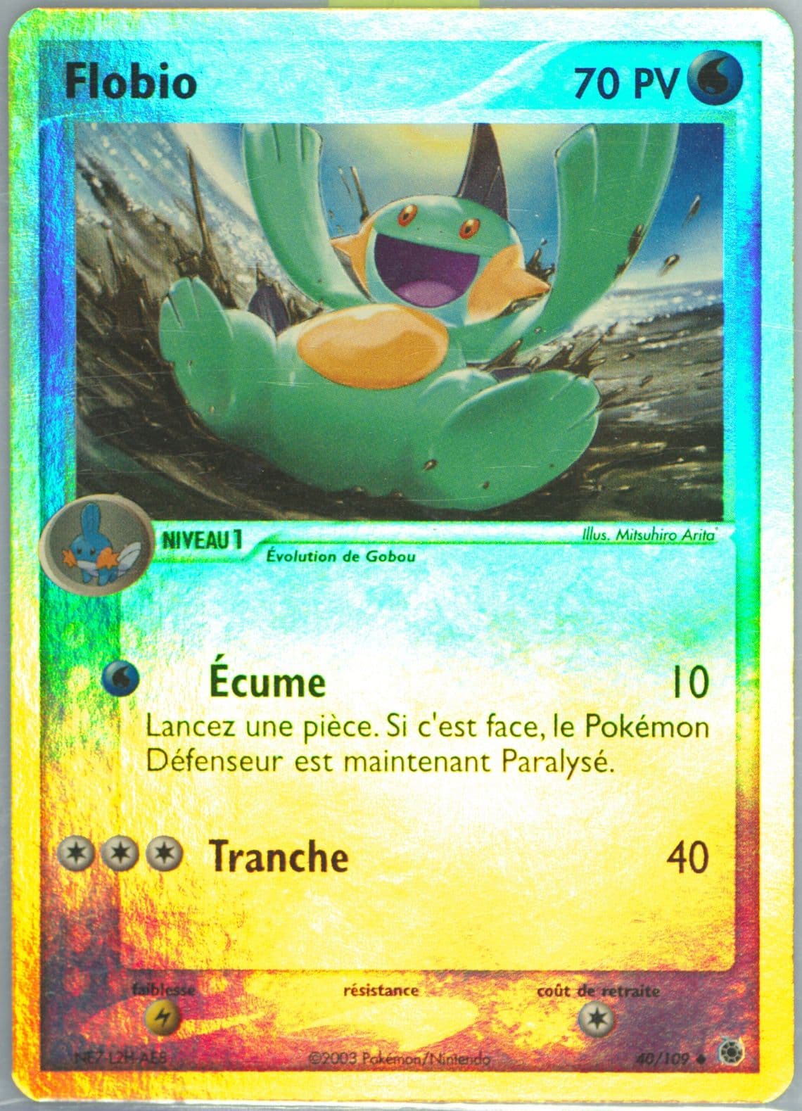 Flobio-Reverse Foil French (40) 2003 Pokemon EX Ruby & Sapphire