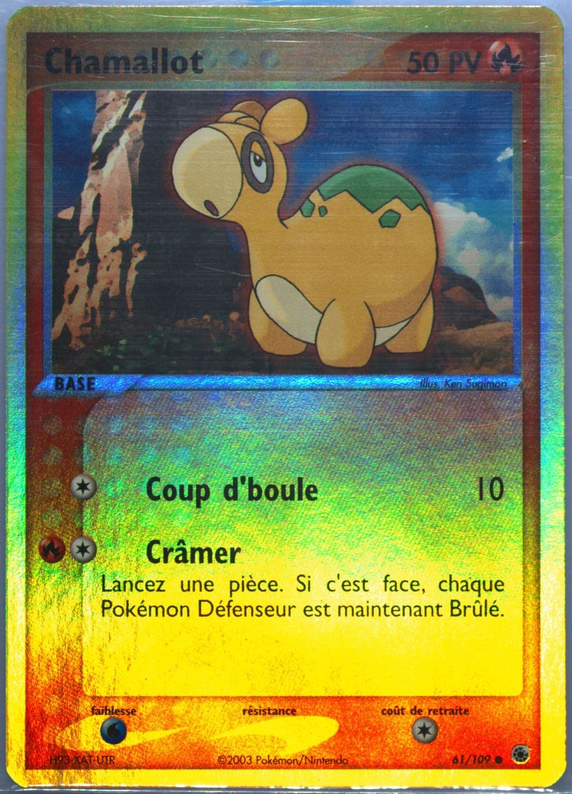 Chamallot-Reverse Foil French (61) 2003 Pokemon EX Ruby & Sapphire
