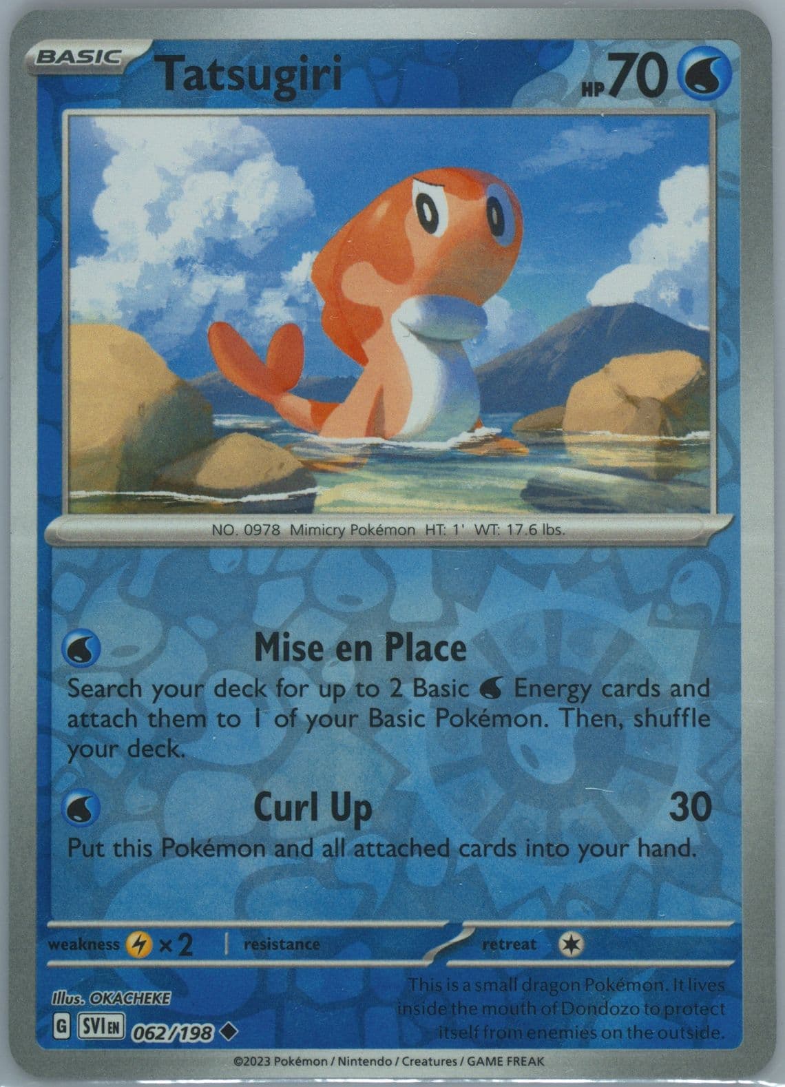 Tatsugiri Reverse Holo (062) 2023 Pokemon Svi EN-Scarlet & Violet