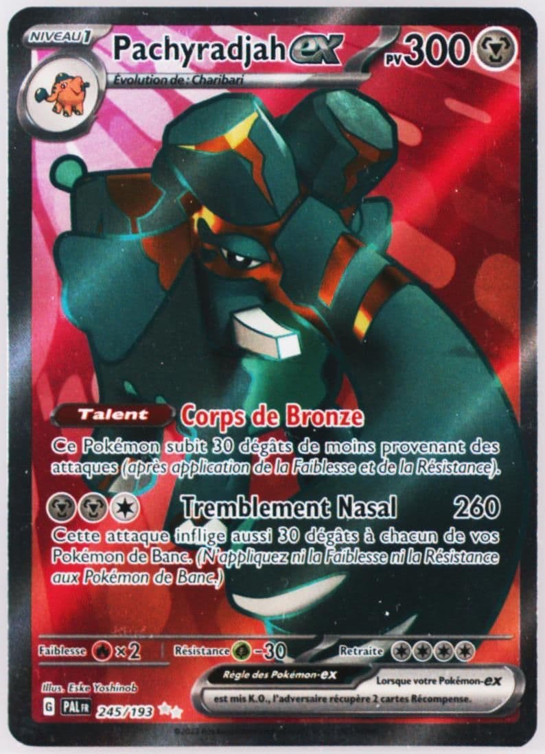 Copperajah EX Ultra Rare (245) 2023 Pokemon French Pal FR-Paldea Evolved