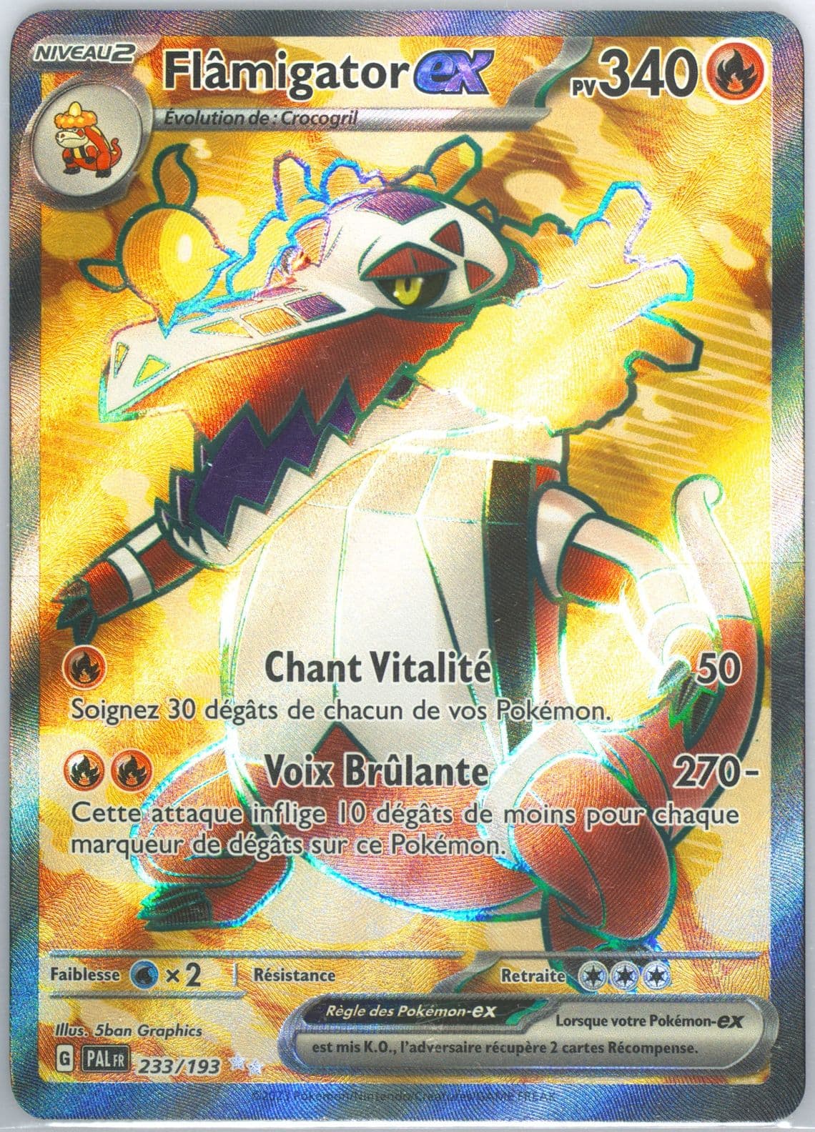Skeledirge EX Ultra Rare (233) 2023 Pokemon French Pal FR-Paldea Evolved