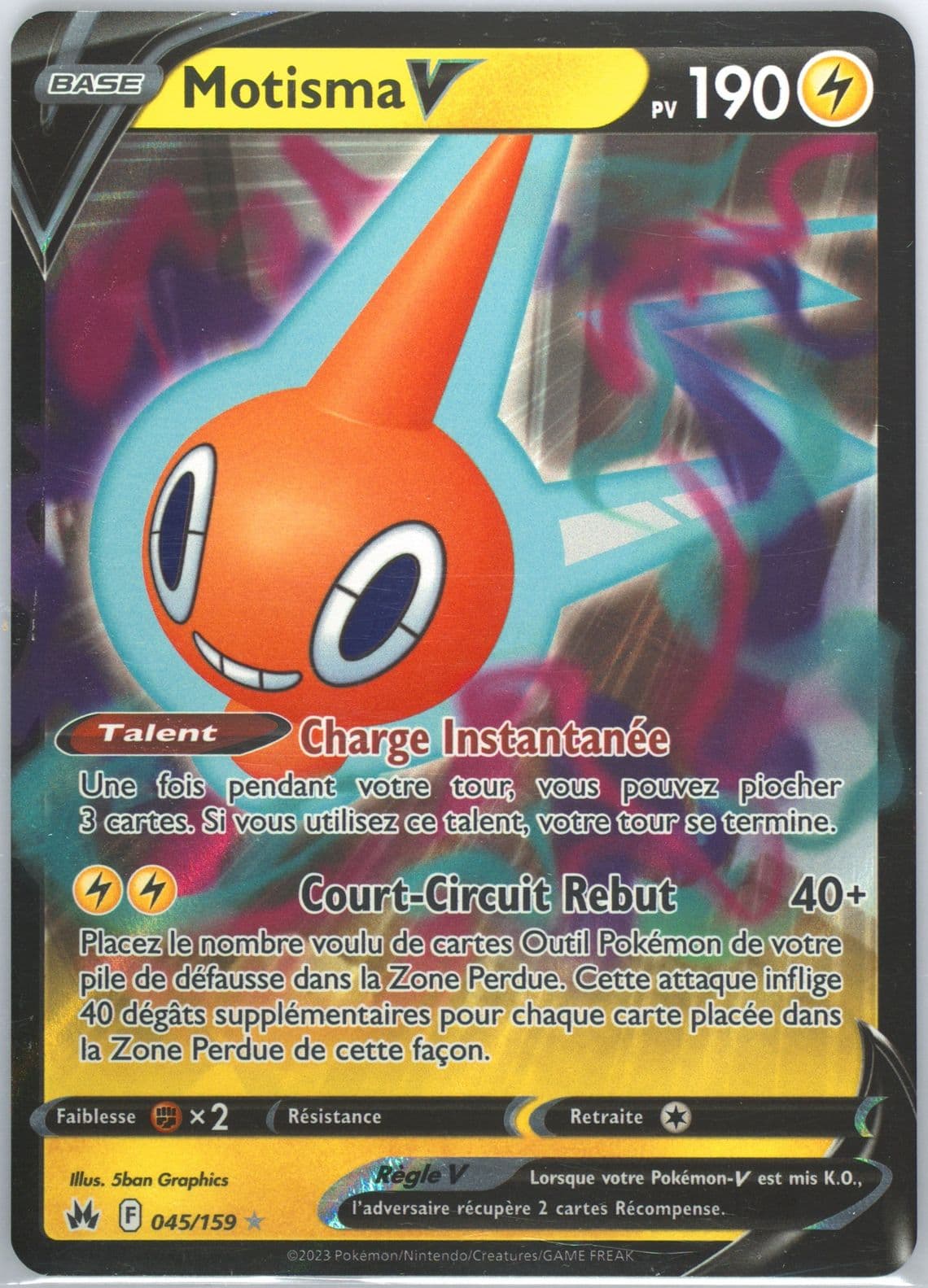 Motisma V French (058) 2022 Pokemon Sword & Shield Lost Origin