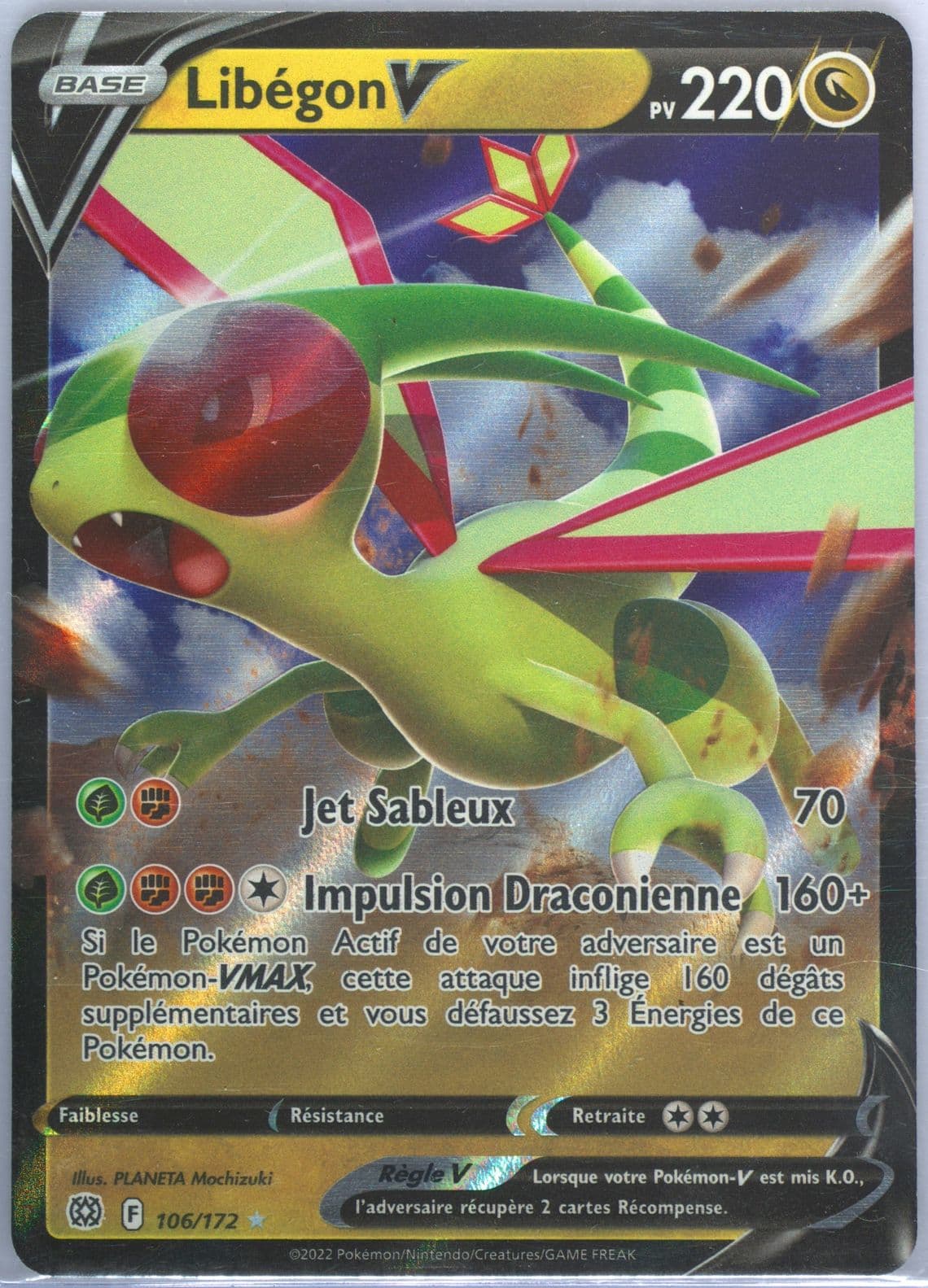 Libegon V French (106) 2022 Pokemon Sword & Shield Brilliant Stars