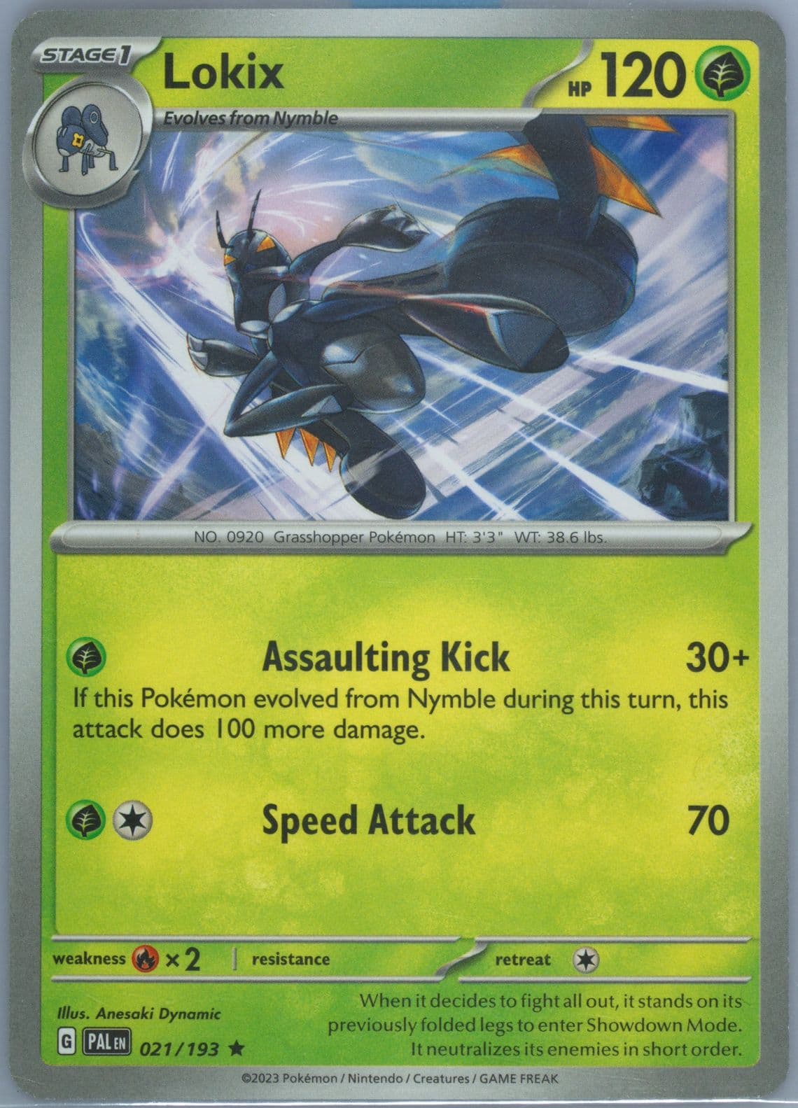 Lokix Paldea Evolved Build & Battle Box (021) 2023 Pokemon Pal EN-Paldea Evolved