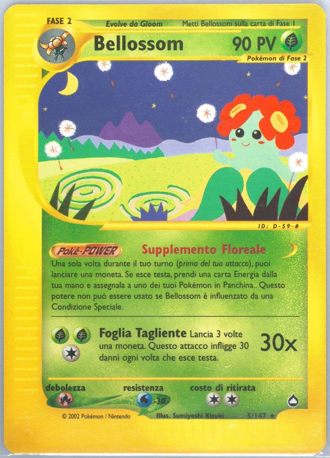 Bellossom Italian (5) 2003 Pokemon Aquapolis