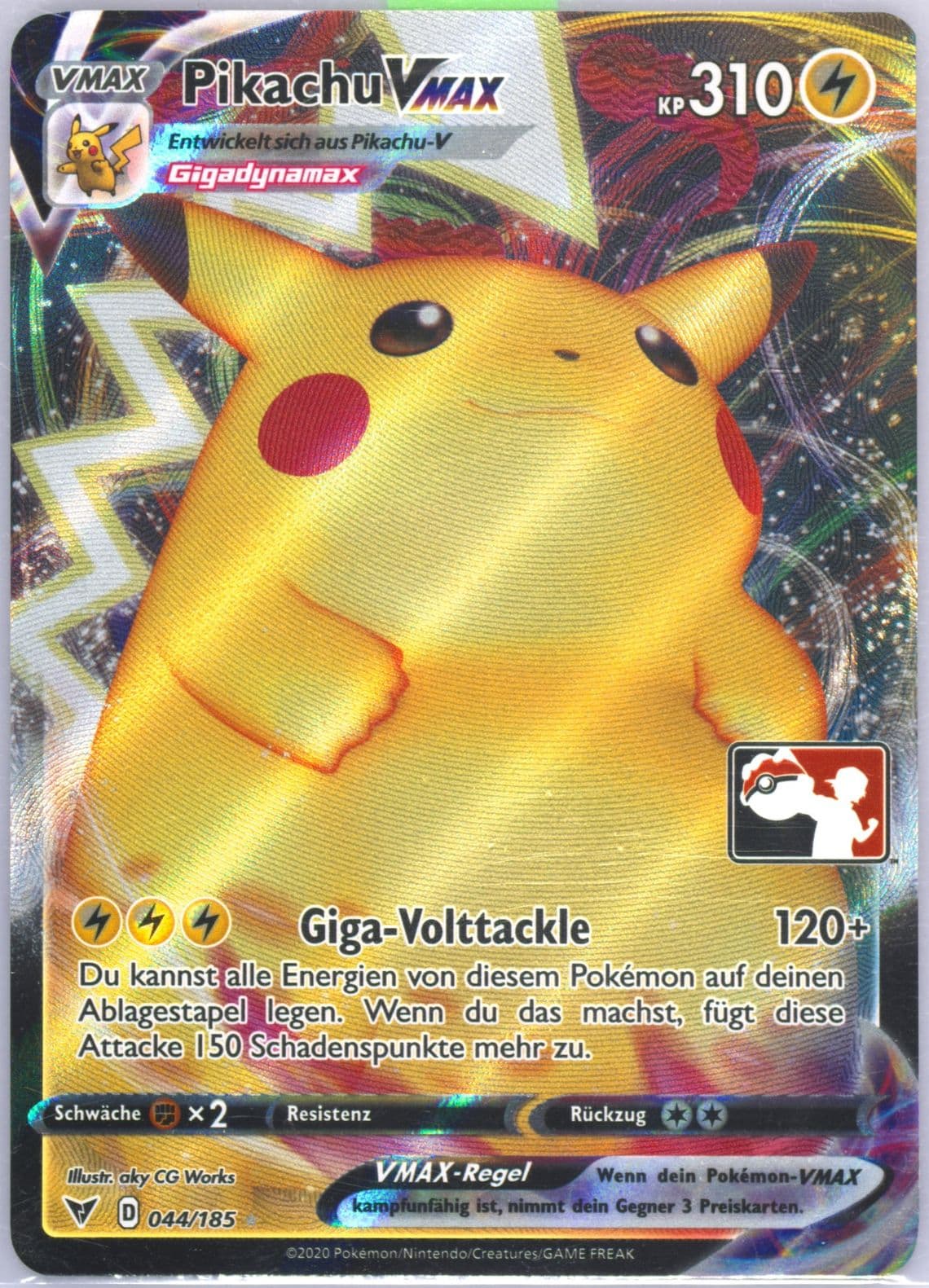 Full Art/Pikachu Vmax German (044) 2022 Pokemon Play! Pokemon Prize Pack: Series 1