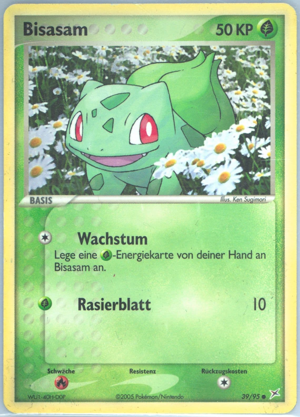 Bisasam (39) 2005 Pokemon German EX Team Magma VS Team Aqua