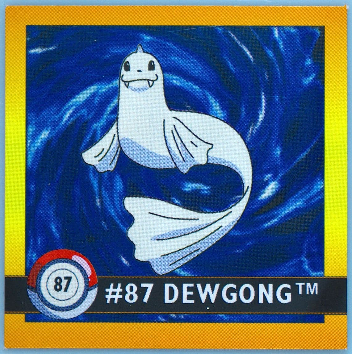 Dewgong (87) 1999 Pokemon Stickers Series 1