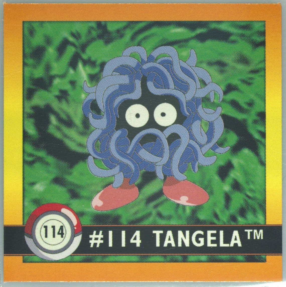 Tangela (114) 1999 Pokemon Stickers Series 1