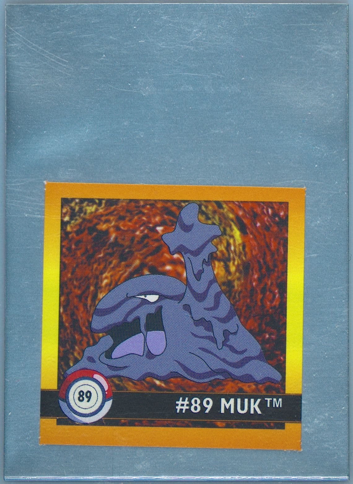 Muk (89) 1999 Pokemon Stickers Series 1
