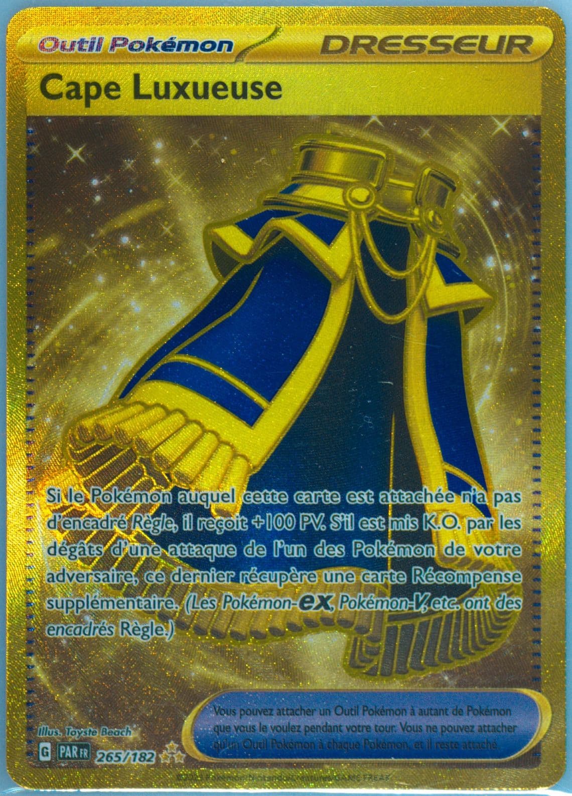 Luxurious Cape Hyper Rare (265) 2023 Pokemon French Par FR-Paradox Rift