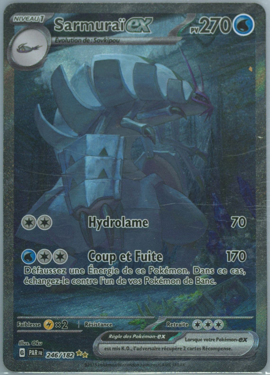 Golisopod EX Special Illustration Rare (246) 2023 Pokemon French Par FR-Paradox Rift