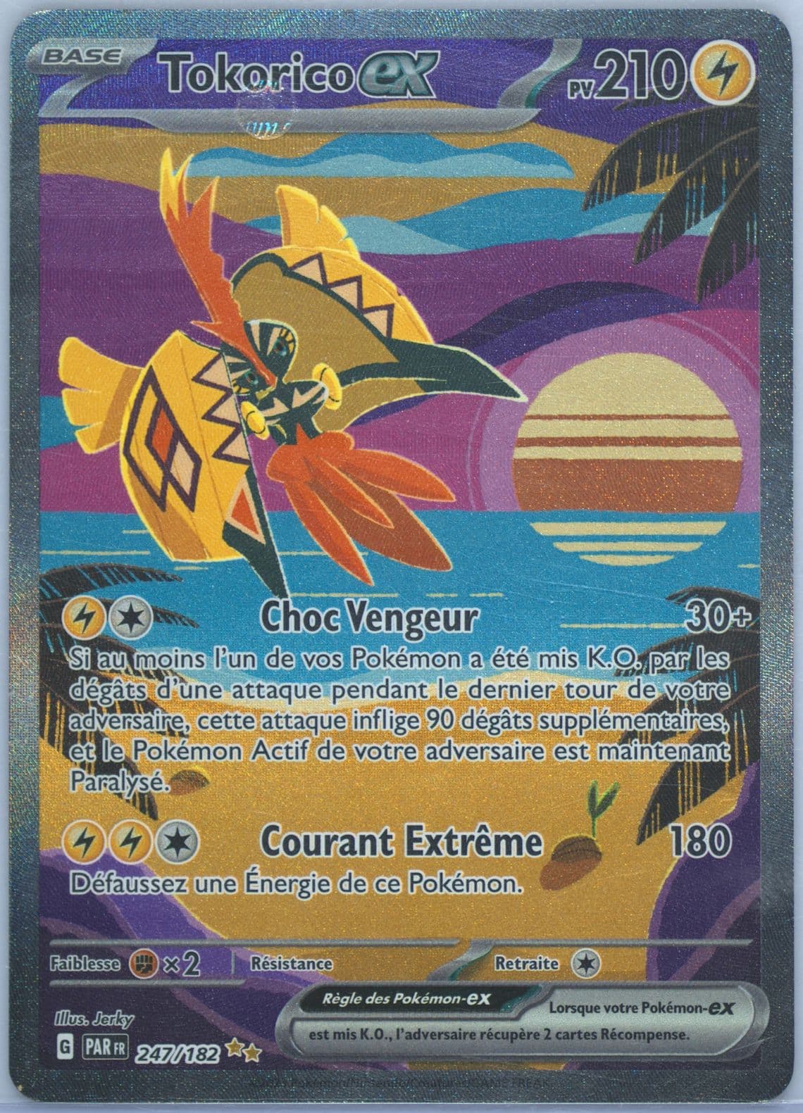 Tapu Koko EX Special Illustration Rare (247) 2023 Pokemon French Par FR-Paradox Rift