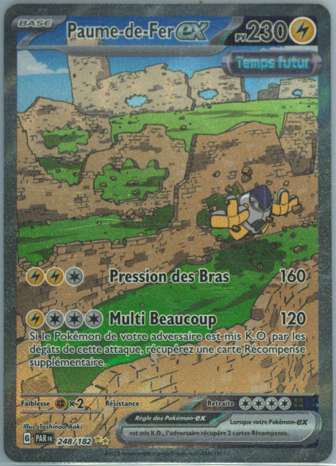 Iron Hands EX Special Illustration Rare (248) 2023 Pokemon French Par FR-Paradox Rift