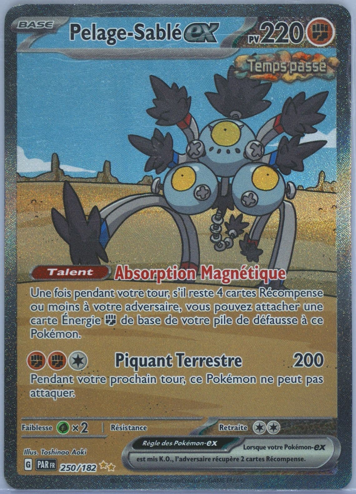Sandy Shocks EX Special Illustration Rare (250) 2023 Pokemon French Par FR-Paradox Rift