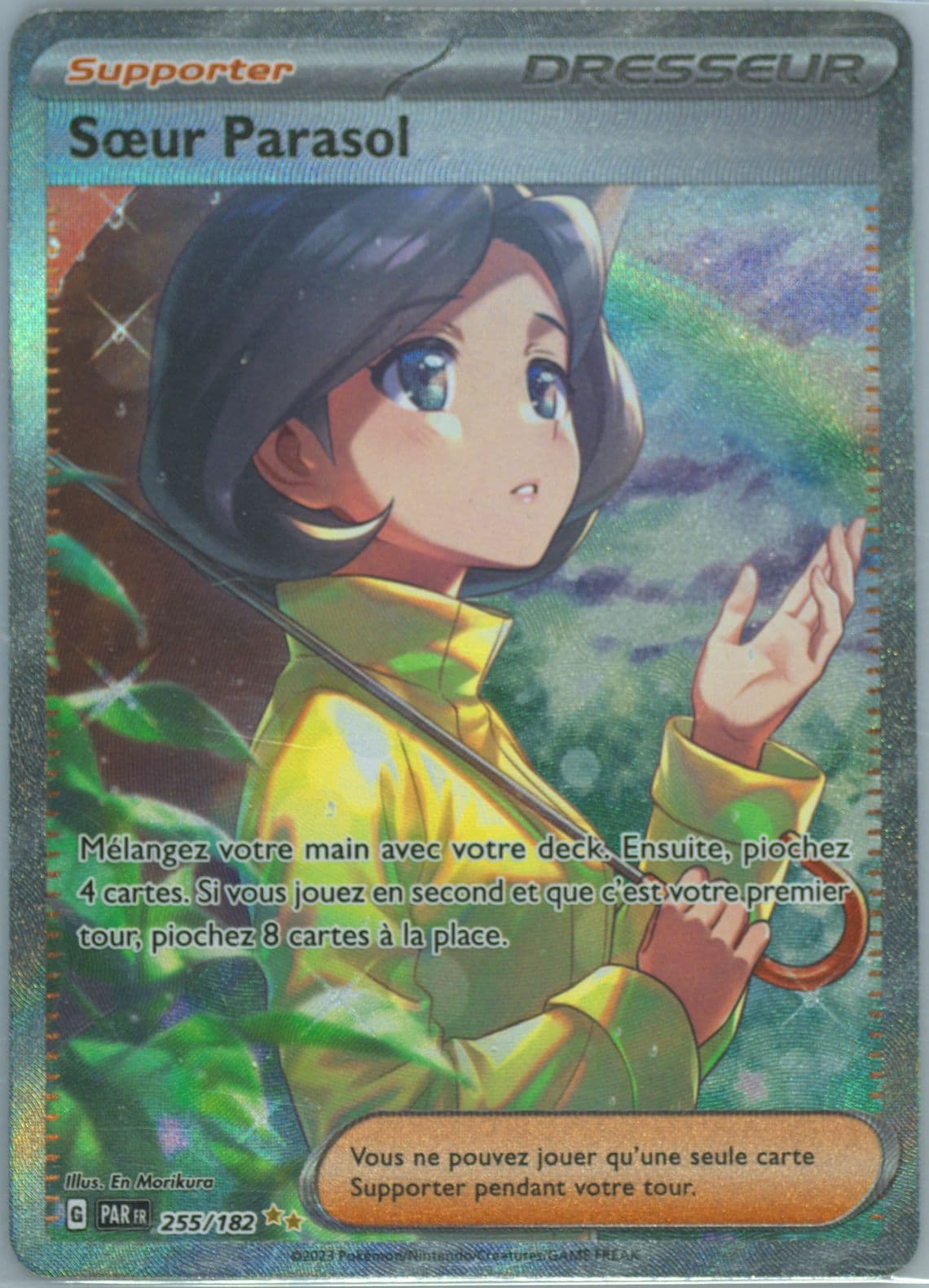 Parasol Lady Special Illustration Rare (255) 2023 Pokemon French Par FR-Paradox Rift