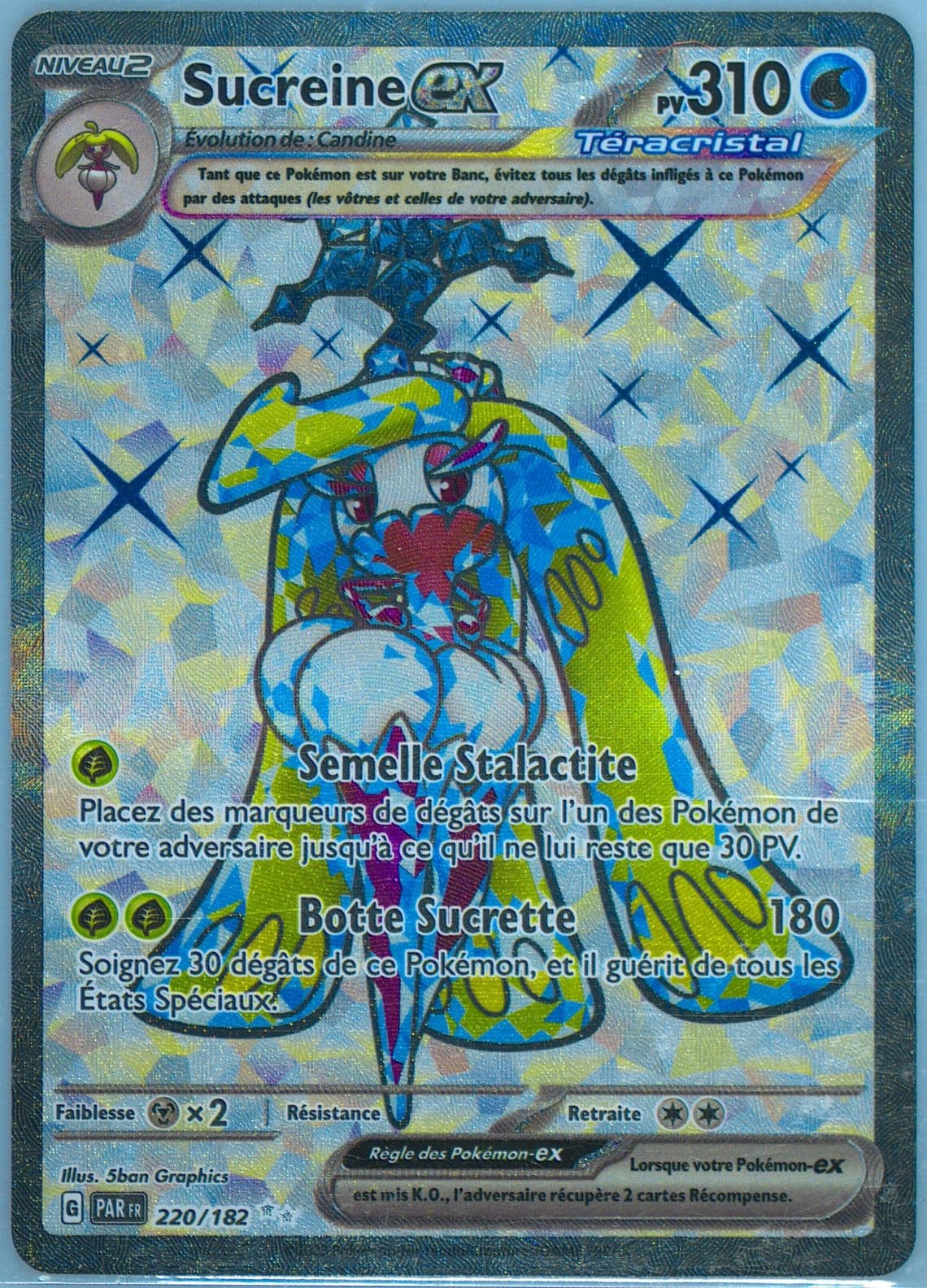 Tsareena EX Ultra Rare (220) 2023 Pokemon French Par FR-Paradox Rift