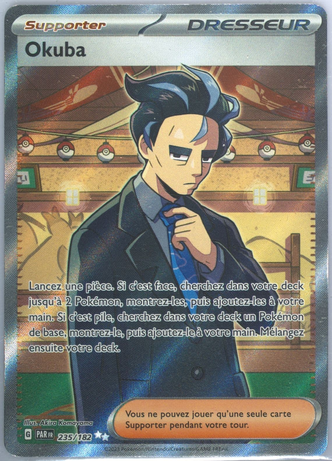 Larry Ultra Rare (235) 2023 Pokemon French Par FR-Paradox Rift