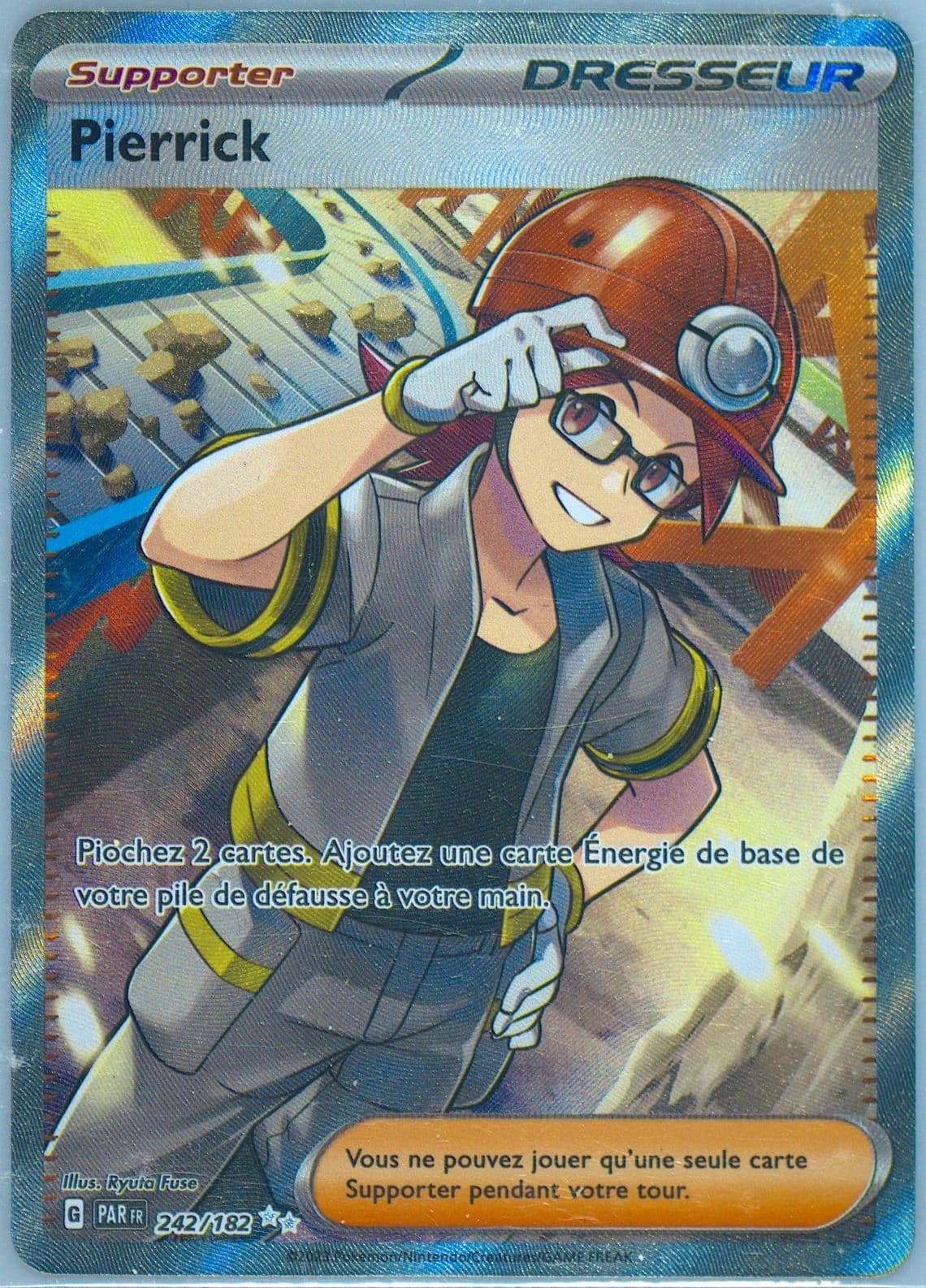 Roark Ultra Rare (242) 2023 Pokemon French Par FR-Paradox Rift