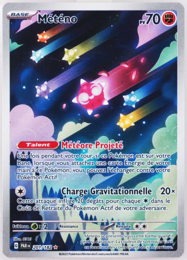 Minior Illustration Rare (201) 2023 Pokemon French Par FR-Paradox Rift