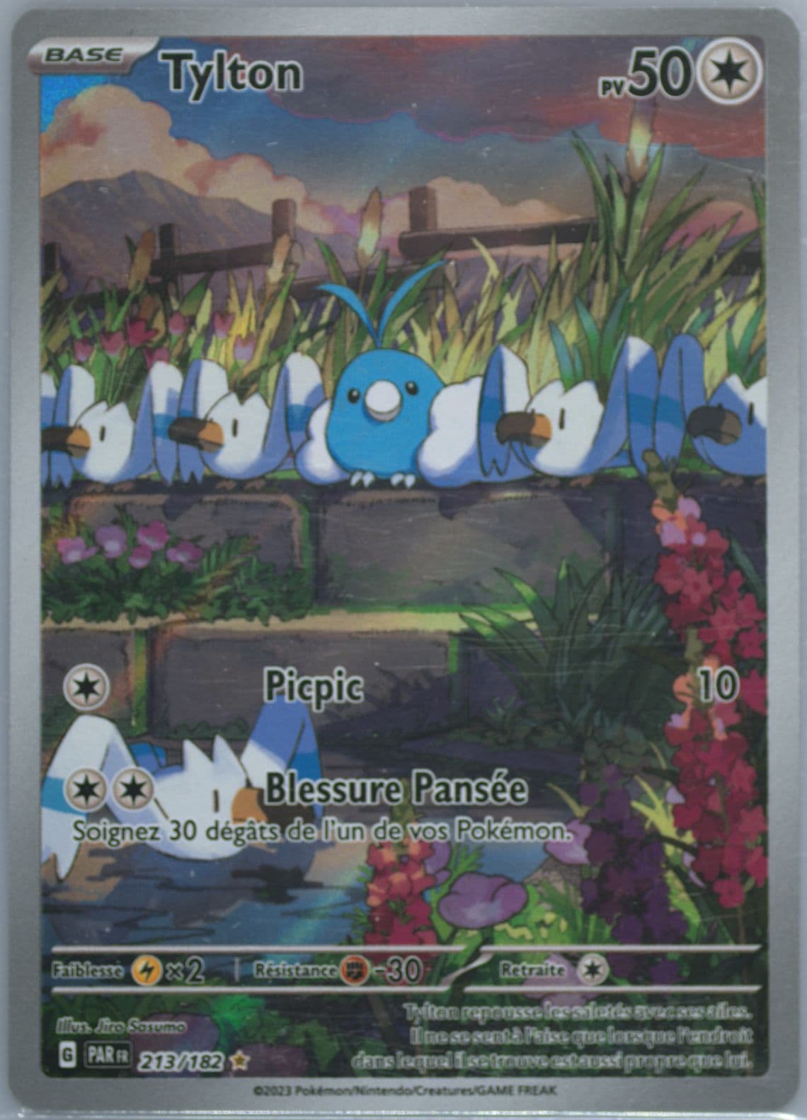 Swablu Illustration Rare (213) 2023 Pokemon French Par FR-Paradox Rift