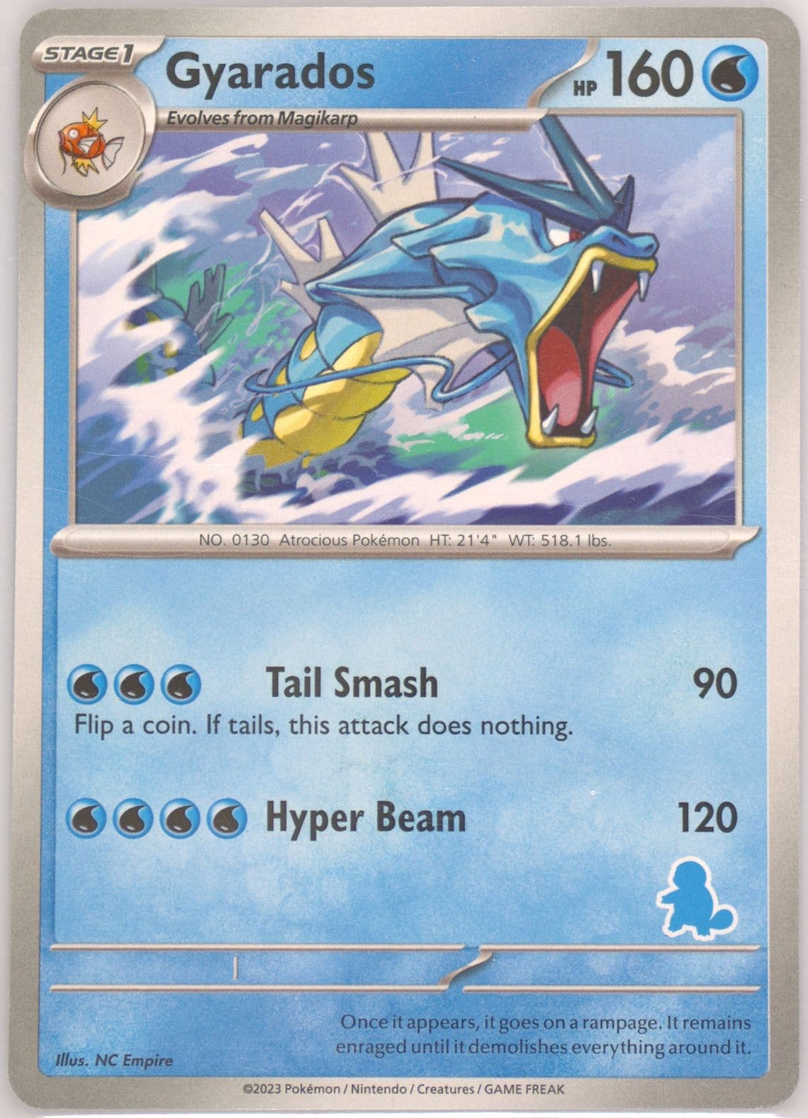Gyarados 2023 Pokemon My First Battle-Squirtle Deck