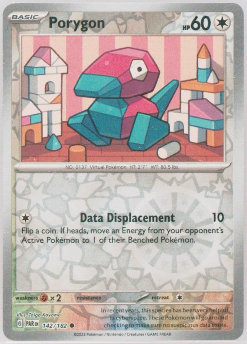 Porygon Reverse Holo (142) 2023 Pokemon Par EN-Paradox Rift