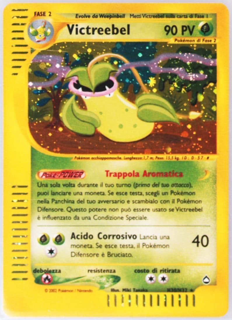 Victreebel-Holo Italian (H30) 2003 Pokemon Aquapolis