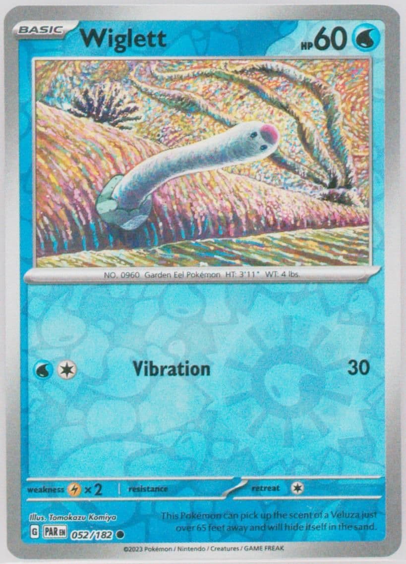 Wiglett Reverse Holo (052) 2023 Pokemon Par EN-Paradox Rift